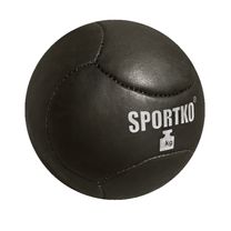 Медбол (медицинский мяч) Sportko из натуральной кожи 8кг (МДК58)